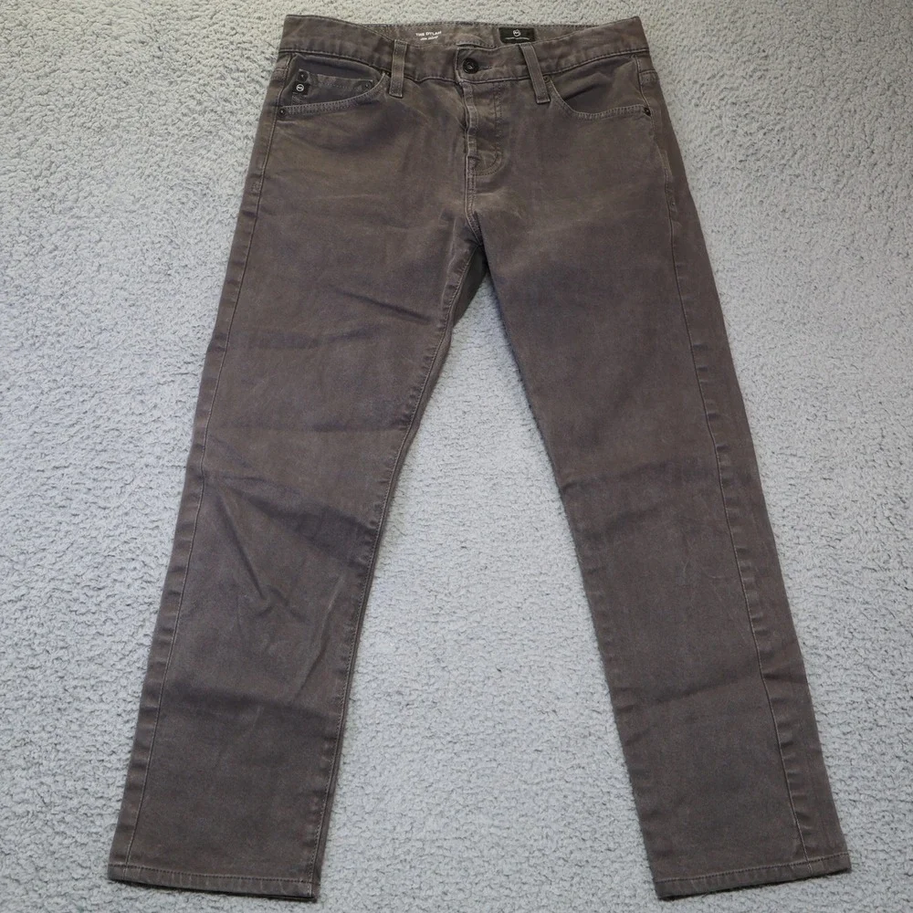 AG Adriano Goldschmied The Dylan Slim Skinny Pants Mens 29 Gray Charcoal